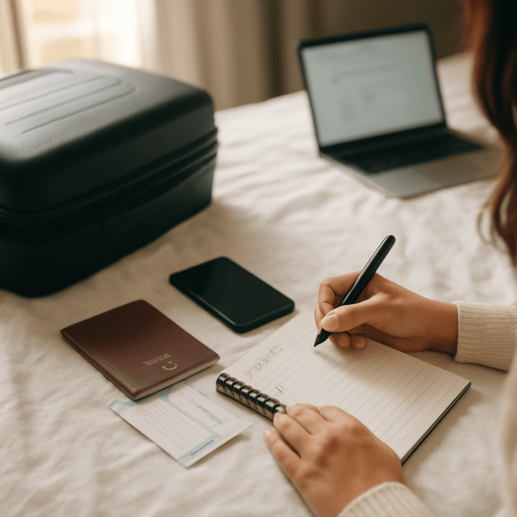 Bagage cabine : checklist 48h avant le départ sans stress