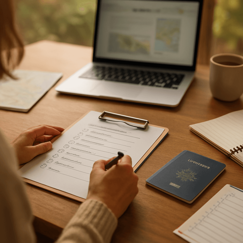 Préparer un voyage en 2h : méthode + checklists