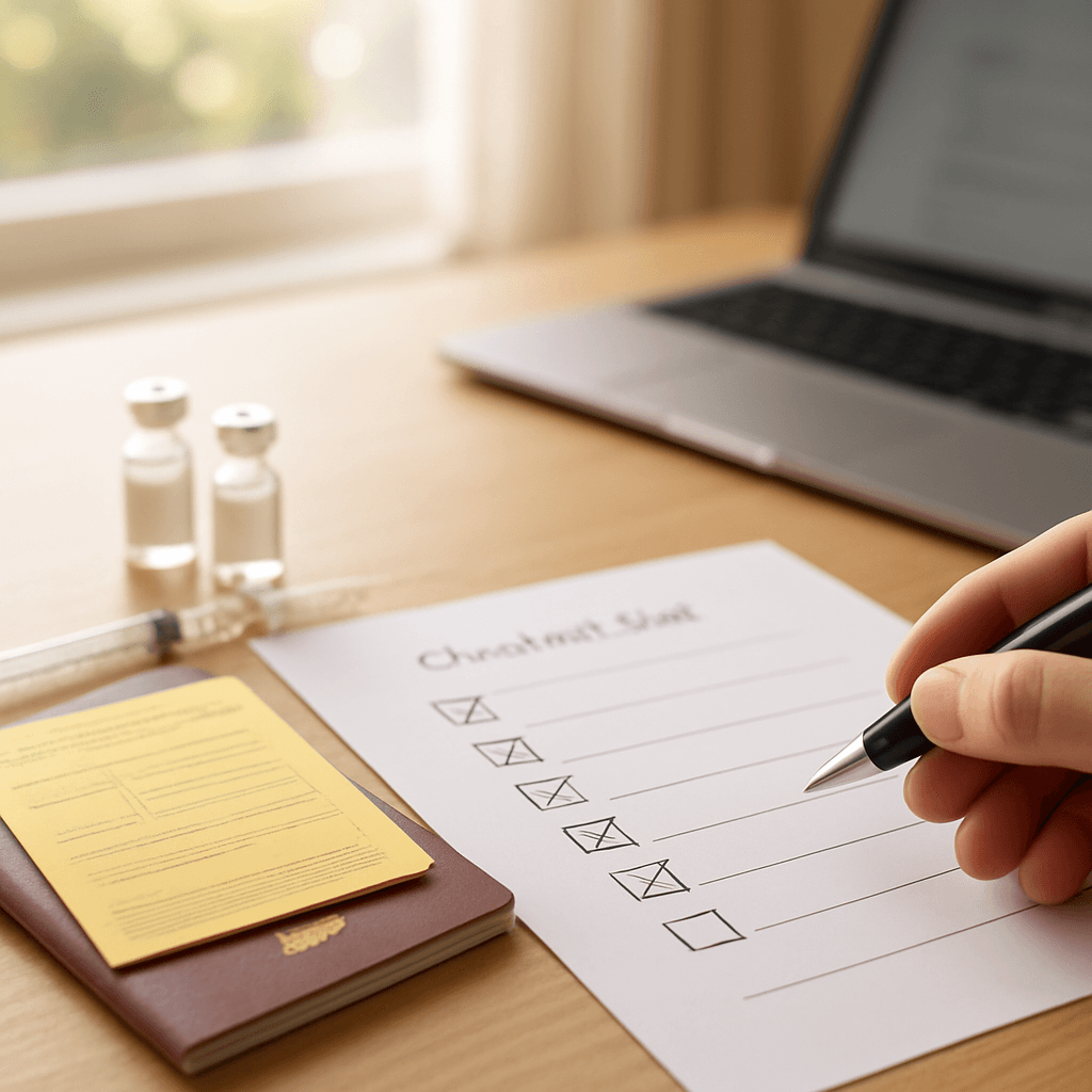 Vaccins et certificat international : checklist avant départ