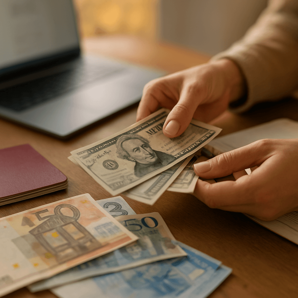 Changer de l'argent avant de partir : méthode anti-frais