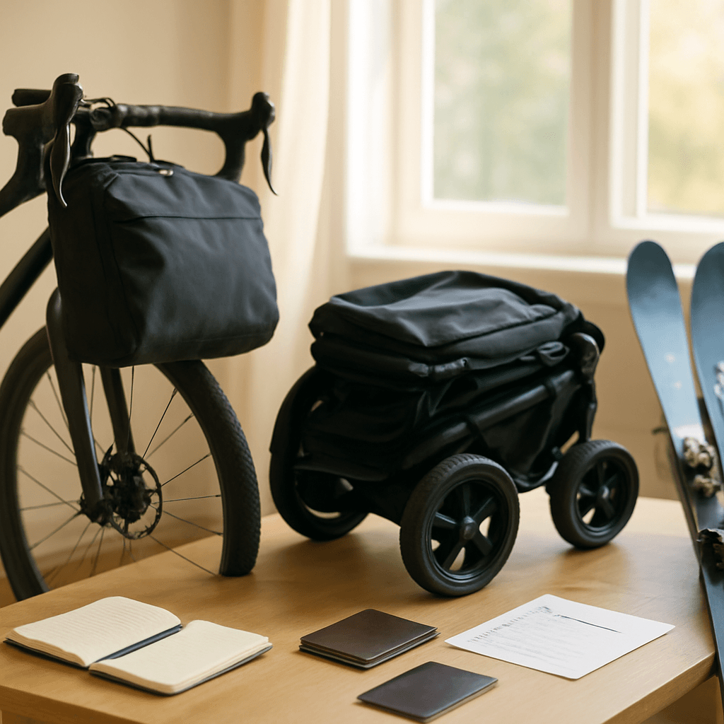 Bagage spécial en avion : vélo, poussette, skis