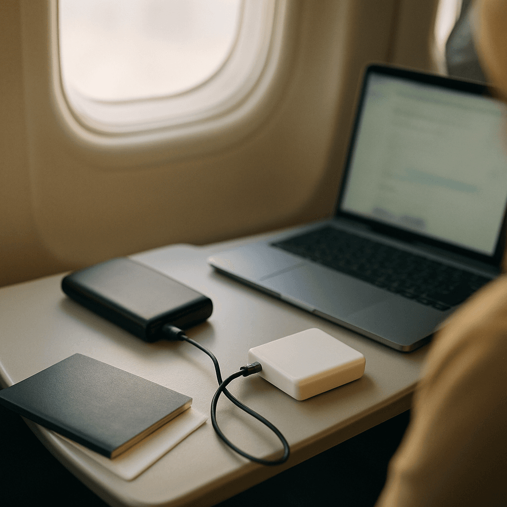 Batteries et powerbanks en cabine : règles et astuces