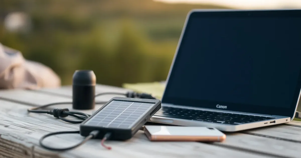 Recharger en voyage sans prise : mon kit solaire léger
