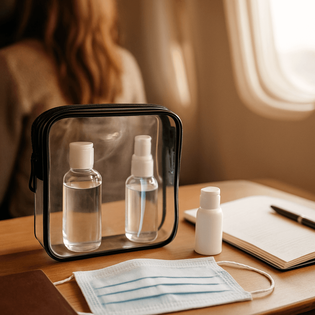 Liquides en cabine : trousse 100 ml + astuces contrôle